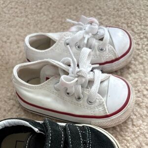 Classic White Kids Sneakers